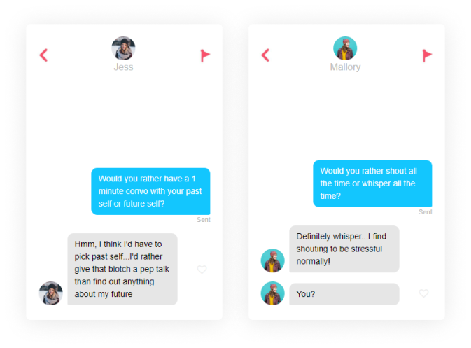 I really thought a 'would you rather' question was the right move : r/Tinder
